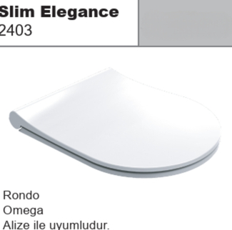 TURAVİT SLIM ELEGANCE KLOZET KAPAĞI KOD: 2403